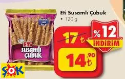 ETİ SUSAMLI ÇUBUK 120 G